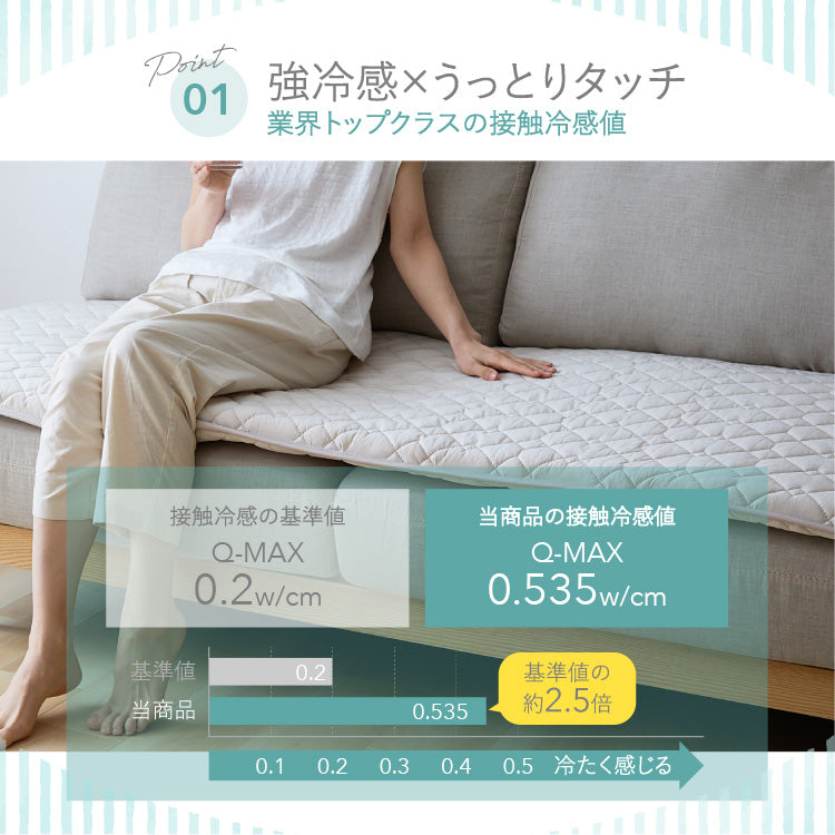 瞬間避暑地 3層ごろ寝マット Mサイズ 65×120cm 強冷感 ウレタン 持ち運び簡単 軽量 ひんやり さらさら 冷感 吸水速乾 抗菌防臭 防ダニ 冷たい ごろ寝 マット 敷布団 布団 冷感素材