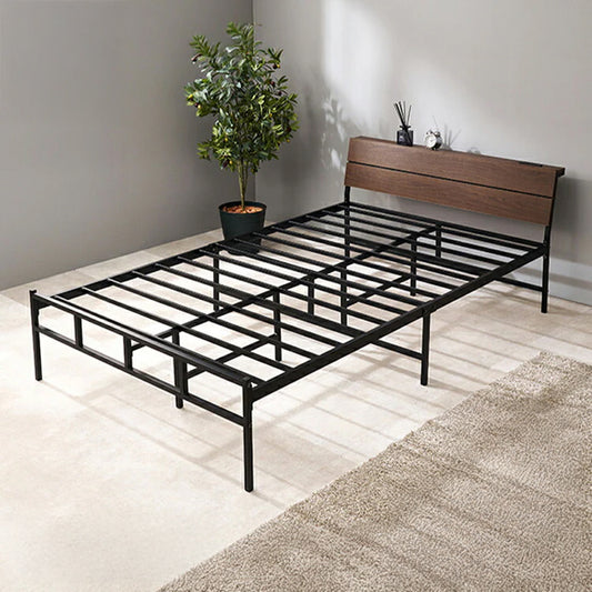 耐荷重300kg 頑丈スチールベッド セミダブル 棚コンセント付き ヘッドボード付き ベッドフレーム スチールベッド お掃除ロボット対応 ロボット掃除機対応 おしゃれ(代引不可)