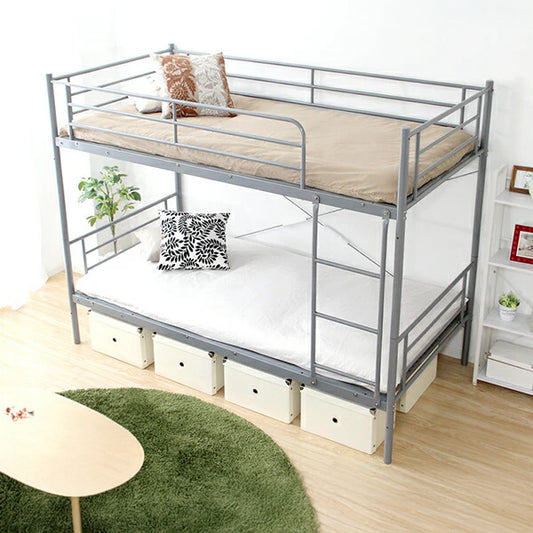 パイプベッド 二段ベッド シングル 頑丈 宮付き はしご付き さく ベッド ベッドフレーム 収納 メッシュ ロフトベッド ハイベッド 北欧 おしゃれ(代引不可)