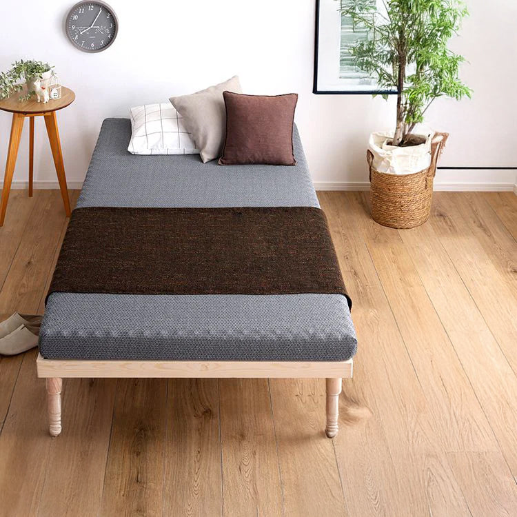 Beleza10 ベレーザ・テン 高反発プロファイルウレタンマットレス セミダブル グレー 幅120cm 奥行195cm 布団 硬め ウレタンマットレス 通気性向上 寝返り楽々 圧力分散(代引不可)