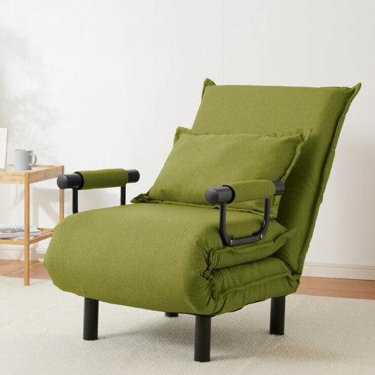 3WAYソファベッド 幅63cm 折りたたみ ソファーベッド ローソファー コンパクト リクライニングソファ 一人掛け カウチソファ(代引不可)