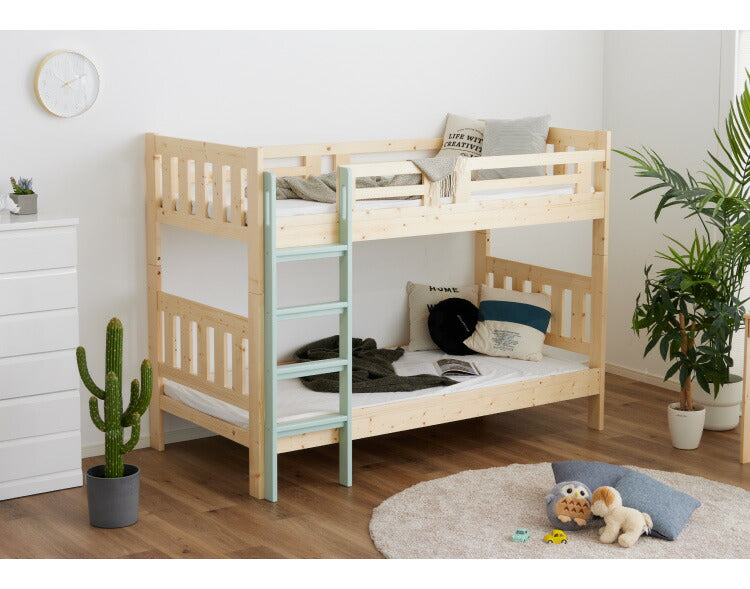 二段ベッド ロータイプ 頑丈 耐荷重300kg 高さ152cm シングル 分割可能 キング 2段ベッド 耐震仕様 シンプル 子供用ベッド キッズ用 民泊 ホテル すのこベッド ロフトベッド 天然木 パイン材(代引不可)