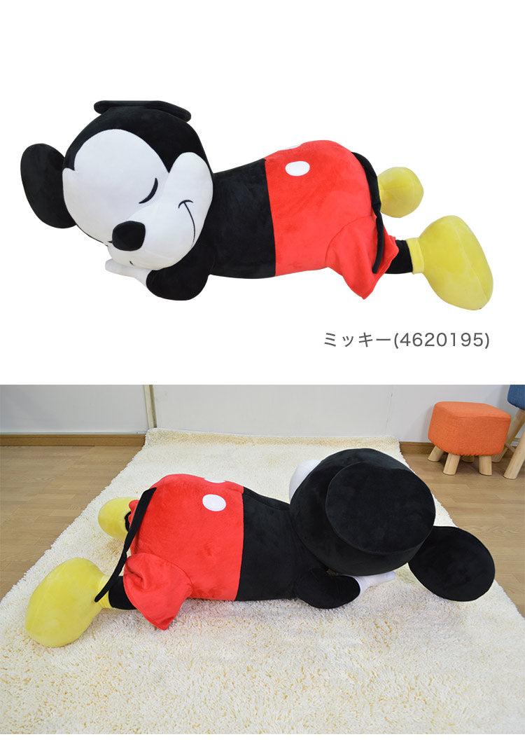 ディズニー Disney 特大 添い寝枕 ミッキー プー 抱き枕 子供部屋 ミッキーマウス プーさん 35×90cm(代引不可)