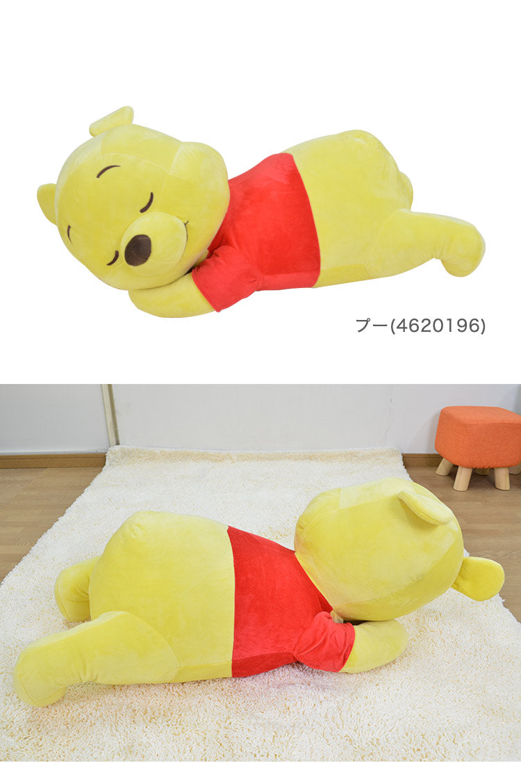 ディズニー Disney 特大 添い寝枕 ミッキー プー 抱き枕 子供部屋 ミッキーマウス プーさん 35×90cm(代引不可)