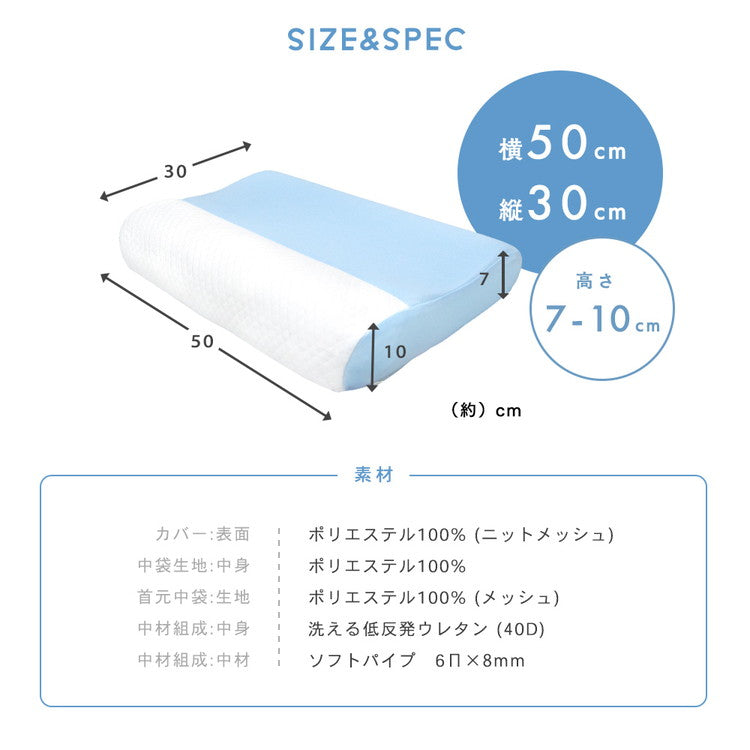 MORIPiLO モリピロ スマホ首を考えたまくら ソフトタイプ 整骨院長監修 柔らかめ ソフトパイプ 洗える 枕 ピロー モリシタ(代引不可)