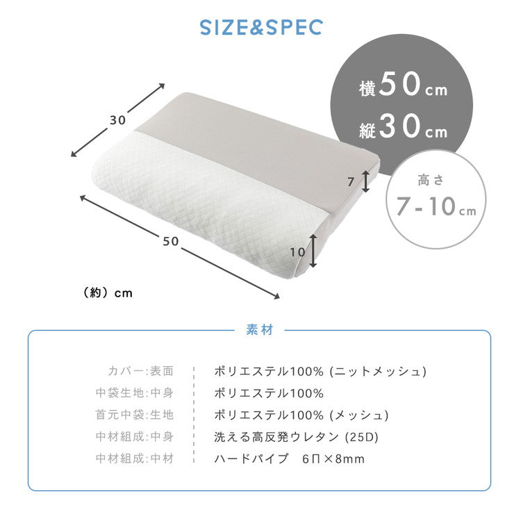 MORIPiLO モリピロ スマホ首を考えたまくら ハードタイプ 整骨院長監修 硬め ハードパイプ 洗える 枕 ピロー モリシタ(代引不可)