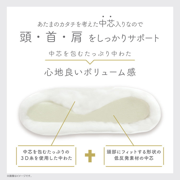 MORIPiLO モリピロ ピロー・ザ・リッチ Pillow the Rich S 枕 43x63cm まくら 低反発中芯 頭・首・肩をしっかりサポート 洗える専用カバー付き モリシタ(代引不可)