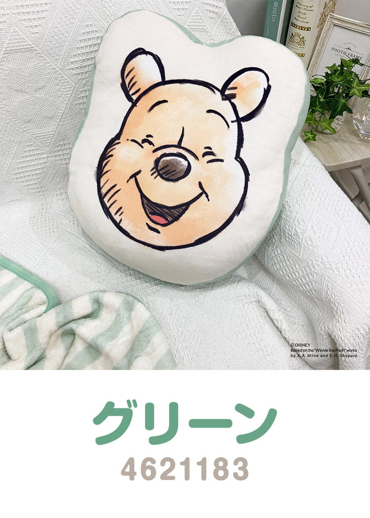 Disney ディズニー ダイカットクッション プーさん ナチュラルプー くまのプーさん クッション 抱き枕 抱きまくら 腰当て PCクッション キャラクター プレゼント ギフト(代引不可)
