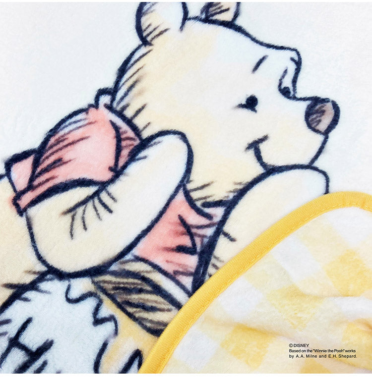Disney ディズニー ひざ掛け プーさん ナチュラルプー ブランケット フランネル ふわふわ肌触り くまのプーさん キャラクター プレゼント ギフト(代引不可)