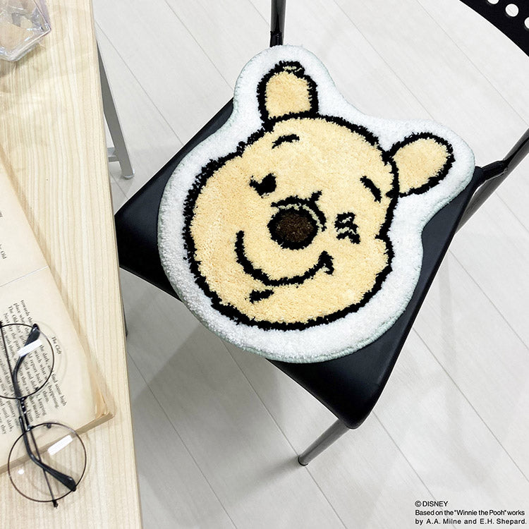 Disney ディズニー ダイカットマット ミニ 33×44cm プーさん ナチュラルプー くまのプーさん チェアパッド アクセントラグ マット キャラクター プレゼント ギフト(代引不可)