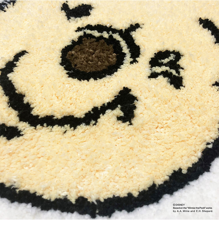 Disney ディズニー ダイカットマット ミニ 33×44cm プーさん ナチュラルプー くまのプーさん チェアパッド アクセントラグ マット キャラクター プレゼント ギフト(代引不可)