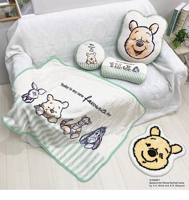 Disney ディズニー ダイカットマット ミニ 33×44cm プーさん ナチュラルプー くまのプーさん チェアパッド アクセントラグ マット キャラクター プレゼント ギフト(代引不可)