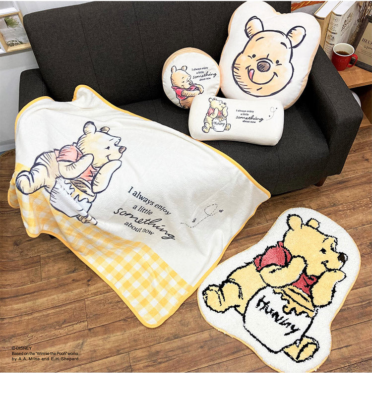 Disney ディズニー ダイカットマット ナチュラルプー ハニー 50×60cm くまのプーさん チェアパッド アクセントラグ マット キャラクター プレゼント ギフト(代引不可)