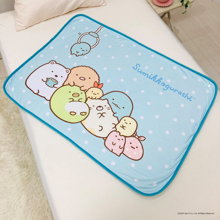 すみっコぐらし やわらかシープひざ掛け 70×100cm ブランケット 膝掛け 毛布 裏ボア 肌掛け あったか お昼寝 ケット キャラクター 可愛い かわいい(代引不可)
