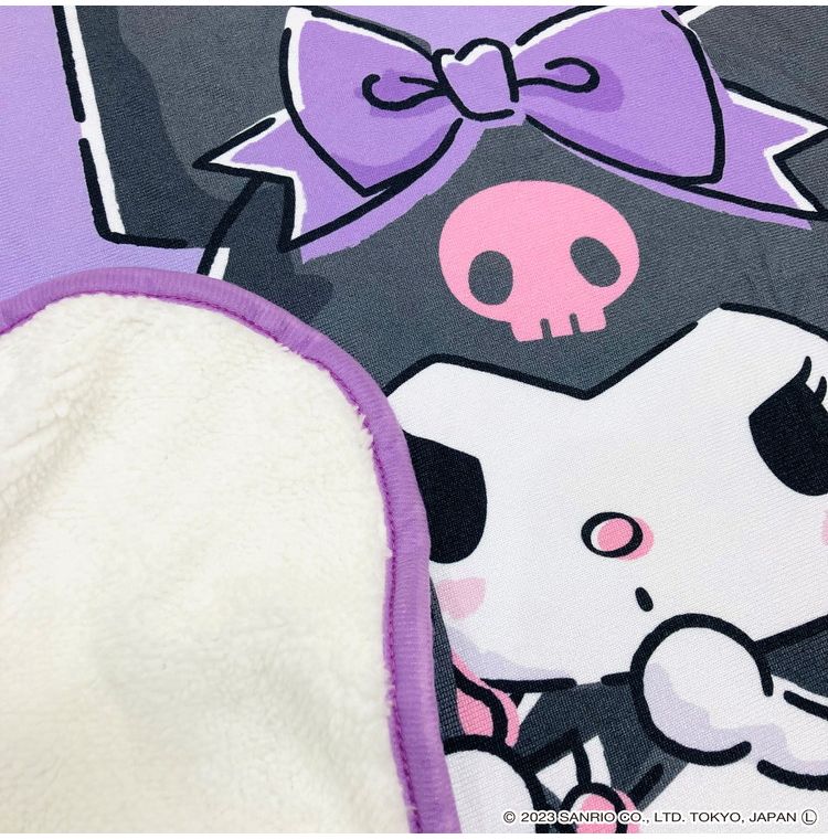 サンリオ クロミ やわらかシープひざ掛け 70×100cm ブランケット 膝掛け 毛布 裏ボア 肌掛け あったか お昼寝 ケット キャラクター 可愛い かわいい(代引不可)