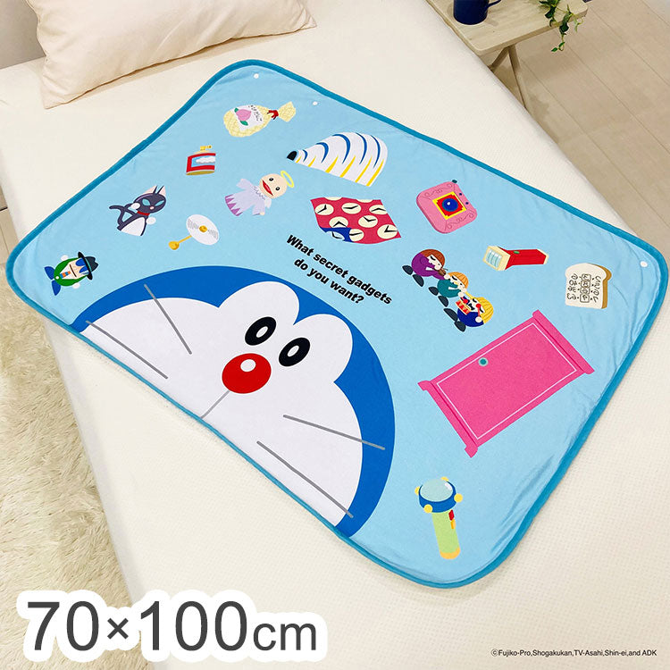 ドラえもん やわらかシープひざ掛け 70×100cm ブランケット 膝掛け 毛布 裏ボア 肌掛け あったか お昼寝 ケット キャラクター 可愛い かわいい(代引不可)
