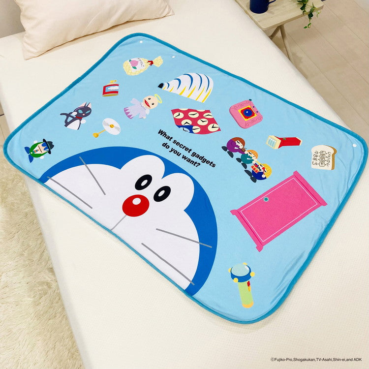 ドラえもん やわらかシープひざ掛け 70×100cm ブランケット 膝掛け 毛布 裏ボア 肌掛け あったか お昼寝 ケット キャラクター 可愛い かわいい(代引不可)