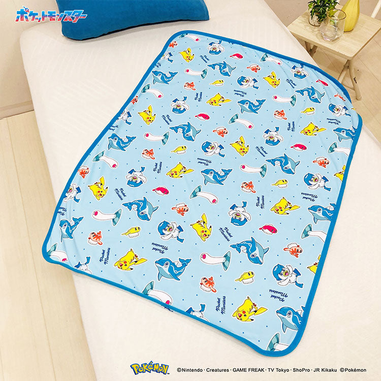 クールブランケット ポケモン 100×70cm リバーシブル パイル生地 接触冷感シリーズ pokemon かっこいい おしゃれ プレゼント ギフト お昼寝 ピカチュウ(代引不可)