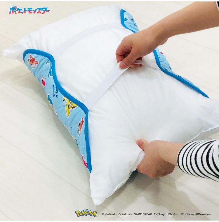 クール枕パッド ポケモン 枕にフィット 45×36cm 接触冷感シリーズ pokemon かっこいい おしゃれ プレゼント ギフト 寝具 お昼寝 ピカチュウ(代引不可)
