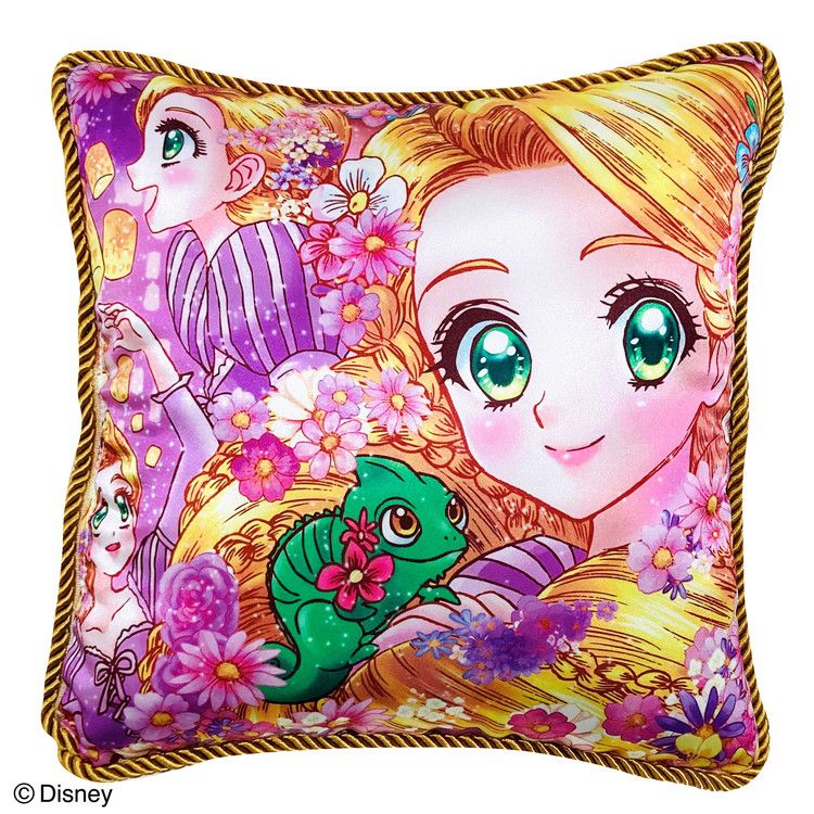 ディズニー ミニクッション ラプンツェル 中川翔子 (ラプンツェル アート コレクション BY 中川翔子) キャラクター プリンセス(代引不可)