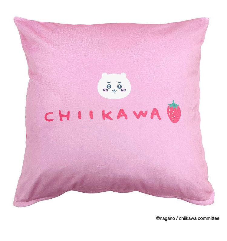 ちいかわ クッションカバー 45×45cm ちいかわ ハチワレ うさぎ モモンガ かわいい 可愛い フルーツ デザイン 果物 柄 カバー単品 プレゼント(代引不可)【メール便配送】