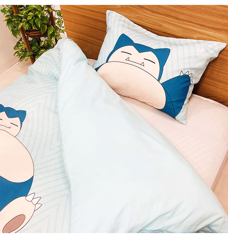 掛布団&枕カバー2点セット SL ポケモン パルデア ピカチュウ カビゴン キャラクター かわいい こども ジュニア 子ども キッズ プレゼント 贈り物 ギフト 男の子 女の子 クリスマス 誕生日 幼稚園(代引不可)