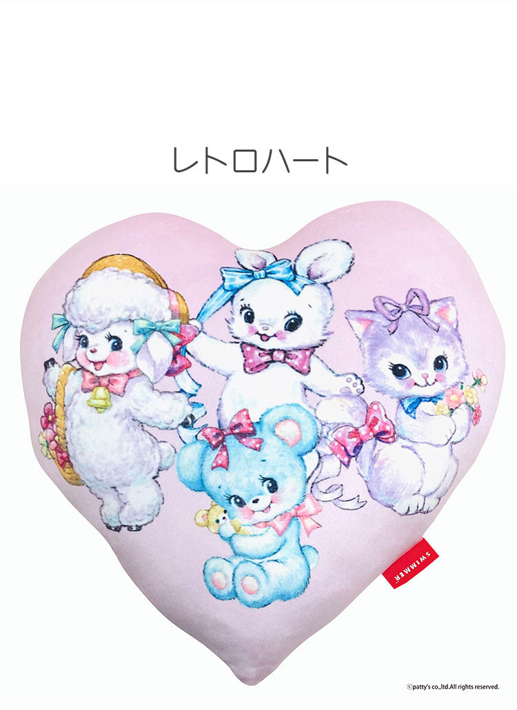 ダイカットクッション SWIMMER ギンガムチェック レトロ スイマー キャラクター クッション 幼稚園 保育園 出産祝い お祝い プレゼント 贈り物 ギフト クリスマス 誕生日 男の子 女の子 家族(代引不可)
