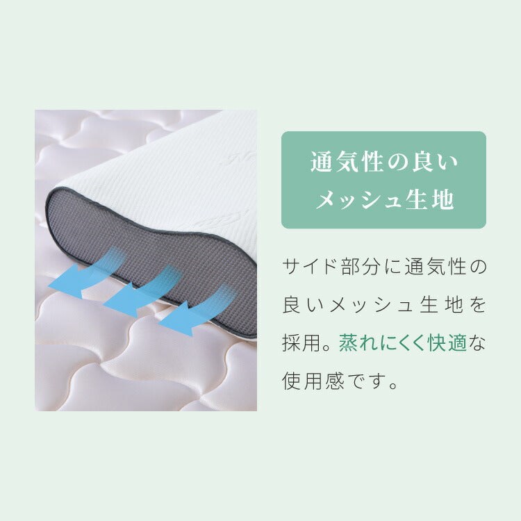 樹脂ファイバー枕 低め 約30×50cm Neck Therapy 整体師が勧める 洗える 3D枕 メッシュ構造 通気性 弾力性 洗濯 丸洗いOK まくら 快眠枕 首・肩サポート 枕 まくら ネックセラピー(代引不可)