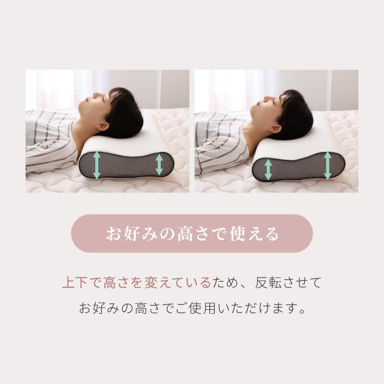 樹脂ファイバー枕 低め 約30×50cm Neck Therapy 整体師が勧める 洗える 3D枕 メッシュ構造 通気性 弾力性 洗濯 丸洗いOK まくら 快眠枕 首・肩サポート 枕 まくら ネックセラピー(代引不可)