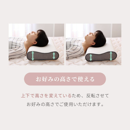 樹脂ファイバー枕 低め 約30×50cm Neck Therapy 整体師が勧める 洗える 3D枕 メッシュ構造 通気性 弾力性 洗濯 丸洗いOK まくら 快眠枕 首・肩サポート 枕 まくら ネックセラピー(代引不可)