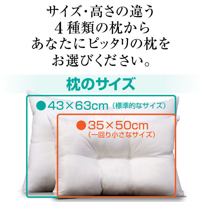 ほこりの出にくい枕 43×63cm 低め 国産 中空ポリエステル綿 洗える 手洗い 枕 まくら マクラ 寝具 睡眠 肩こり 首こり 寝返り 横向き 仰向け うつ伏せ 昼寝 日本製 人気(代引不可)