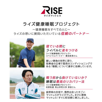 ベッドマットレス兼用極厚敷布団 ライズゼログラビティ 12.5 セミダブル RISE 硬質ウレタン 3つ折り マットレス 厚さ12.5cm ベッドマットレス トッパー 体圧分散 ウレタン 敷布団