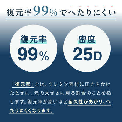 マットレス 高反発 ダブル 3つ折り 厚さ10cm 炭入り リバーシブル 体圧分散 通気 高反発マットレス 三つ折り 190N 敷布団 高密度 25D 硬め 折りたたみマットレス ベッドマットレス 高反発ウレタン メッシュ生地 洗えるカバー