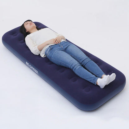 エアーベッド 73×191cm 1人用 空気ベッド 専用ポンプ付き 手動式 厚み最大22cm 折りたたみ コンパクト 収納 車中泊 防災用 アウトドア アイリスオーヤマ レジャー キャンプ 災害 エアーベット(代引不可)