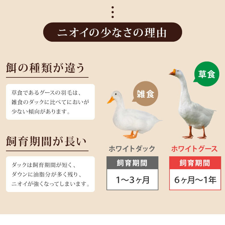 日本製 羽毛ふとん クイーン 1.8kg ロイヤルゴールドラベル ポーランド産ホワイトグースダウン 93% 400dp以上 立体キルト 抗菌 掛け布団 国産 羽毛 布団 ふとん 掛布団 あったか 冬(代引不可)【送料無料】