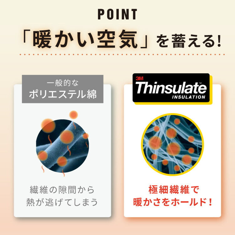 ぬくもりシールド シンサレート 掛け布団 ダブル バイカラー 襟元までフリース カバーなしで使える 軽い 丸洗い 断熱 保温 抗菌防臭 洗える 防ダニ 軽量 ホコリが出にくい 低ホル 暖かい 冬用掛け布団 掛ふとん 暖かさ羽毛の約2倍 thinsulate【送料無料】