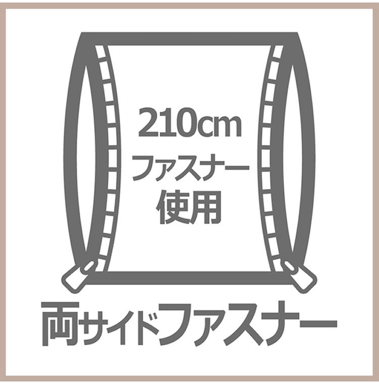 掛け布団カバー 両サイドファスナー ダブルボーダー シングルロング 150×210cm 掛布団 かけふとん カバー 寝具 寝具カバー かわいい おしゃれ 北欧 シンプル 新生活 ギフト プレゼント 柄物(代引不可)