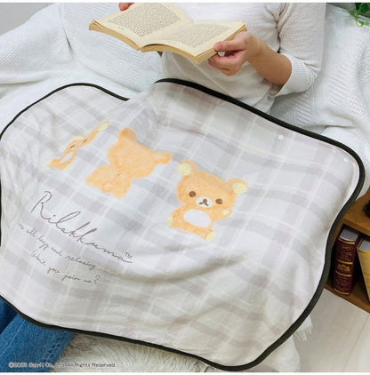リラックマ やわらかシープひざ掛け 70×100cm ブランケット 膝掛け 毛布 裏ボア 肌掛け あったか お昼寝 ケット キャラクター 可愛い かわいい(代引不可)
