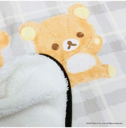 リラックマ やわらかシープひざ掛け 70×100cm ブランケット 膝掛け 毛布 裏ボア 肌掛け あったか お昼寝 ケット キャラクター 可愛い かわいい(代引不可)