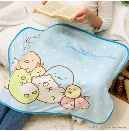 すみっコぐらし やわらかシープひざ掛け 70×100cm ブランケット 膝掛け 毛布 裏ボア 肌掛け あったか お昼寝 ケット キャラクター 可愛い かわいい(代引不可)