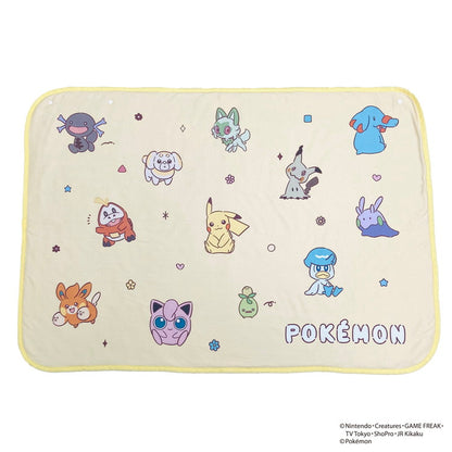 ポケモン やわらかシープひざ掛け 70×100cm ブランケット 膝掛け 毛布 裏ボア 肌掛け あったか お昼寝 ケット キャラクター 可愛い かわいい ポケットモンスター(代引不可)
