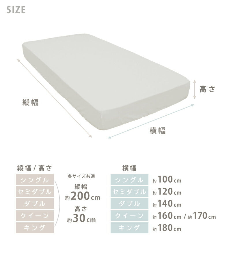 選べる6サイズ 完全防水 吸水速乾 防ダニ 防水シーツ ボックス ベッドシーツ シングル セミダブル ダブル クイーン キング おねしょ 介護 洗濯可 おねしょ対策 オールシーズン ペット 子供 洗える