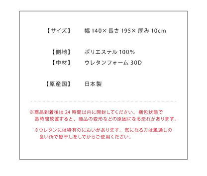 マットレス 日本製 メディカルスリーパー グランデ ダブル 一枚もの 極厚 高反発 硬め 国産 ウレタン ニット 体圧分散 145N トッパー(代引不可)