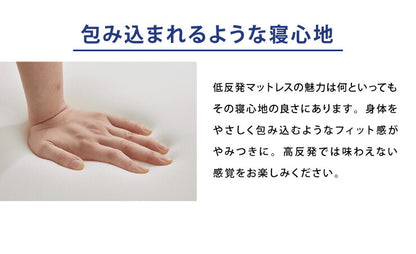 マットレス 日本製 ダブル メディカルスリーパー 低反発 厚さ4cm トッパー 60N 国産 体圧分散 腰痛 寝返り カバー 洗える オーバーレイ(代引不可)