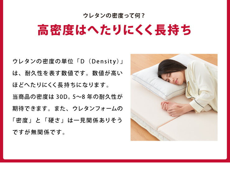 マットレス 日本製 メディカルスリーパー ネオ クイーン 厚さ4cm 三つ折り 3つ折り 国産 体圧分散 腰痛 寝返り 硬め 折りたたみ 収納 高反発(代引不可)